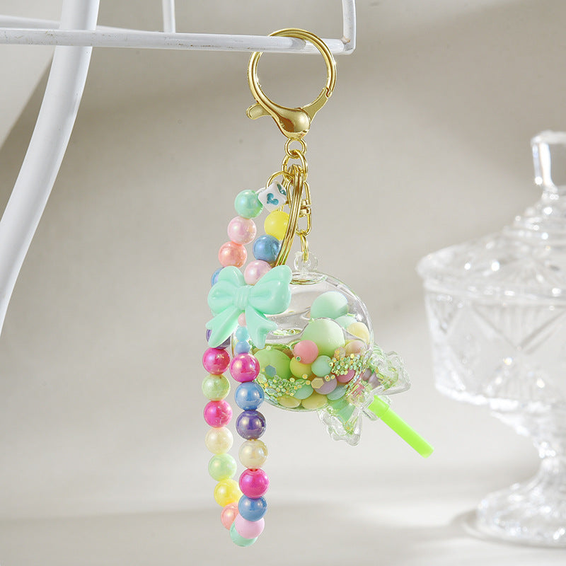 Wholesale Bracelet Acrylic Oiled Lollipop Keychain