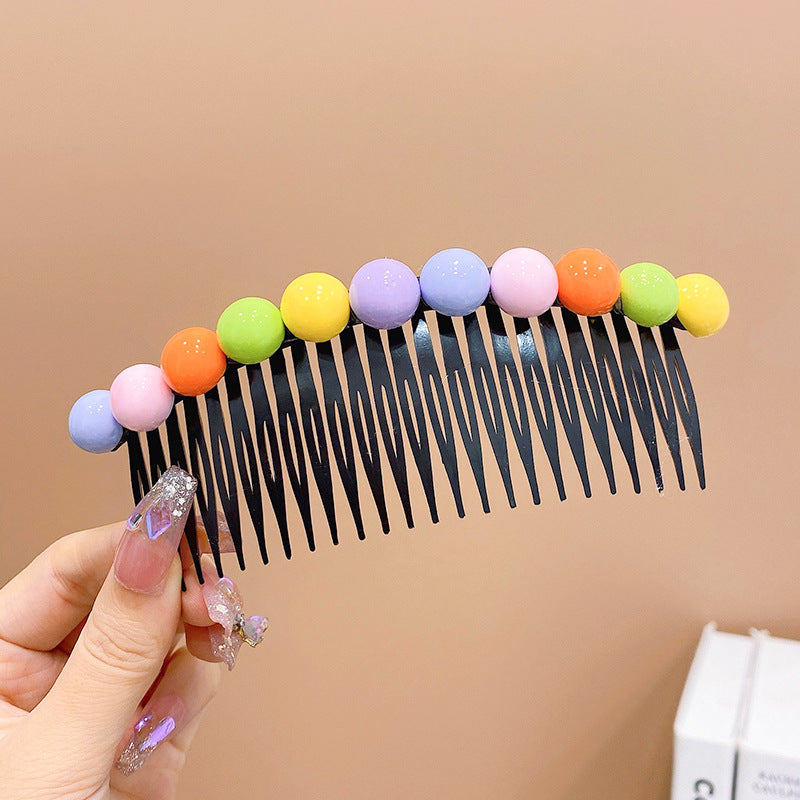 Wholesale Acrylic Love Long Hair Comb Hair Clip
