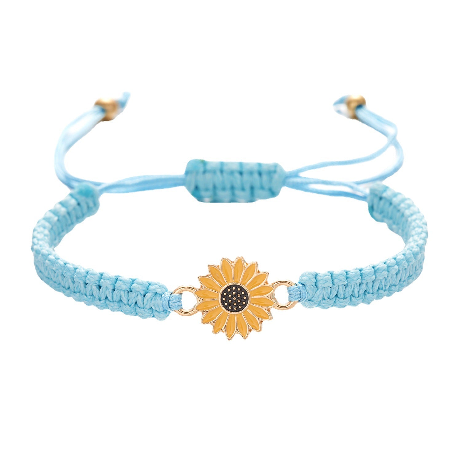 Wholesale Woven Sunflower Bracelets