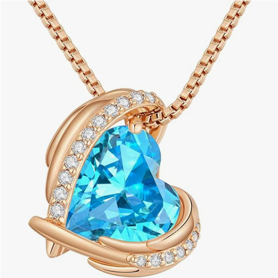 Wholesale Heart shaped diamond pendant necklace