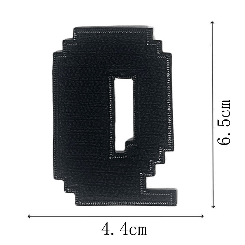 Wholesale Classic Black Embroidered Letter Patches Set Of 26 Adhesive Applique For Coat Repair DIY Craft Supply