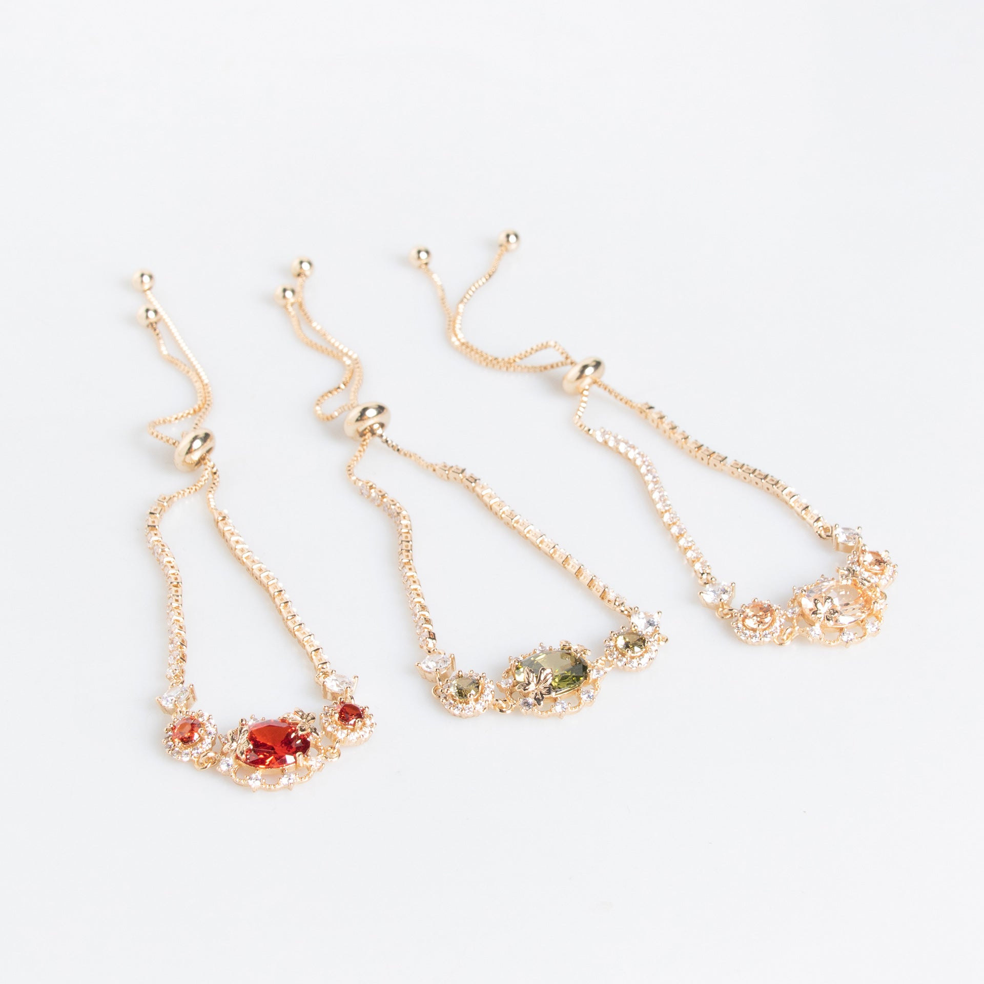 Wholesale Fashionable colorful zircon bracelet