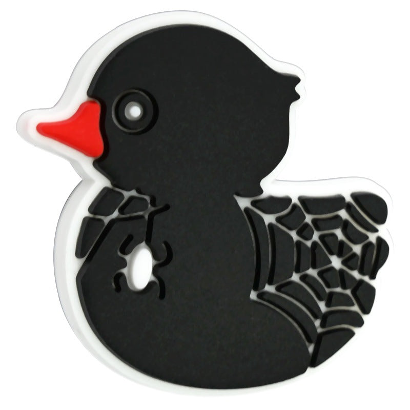 Wholesale Random 100pcs/pack   Cartoon duck beaded  Focal Beads