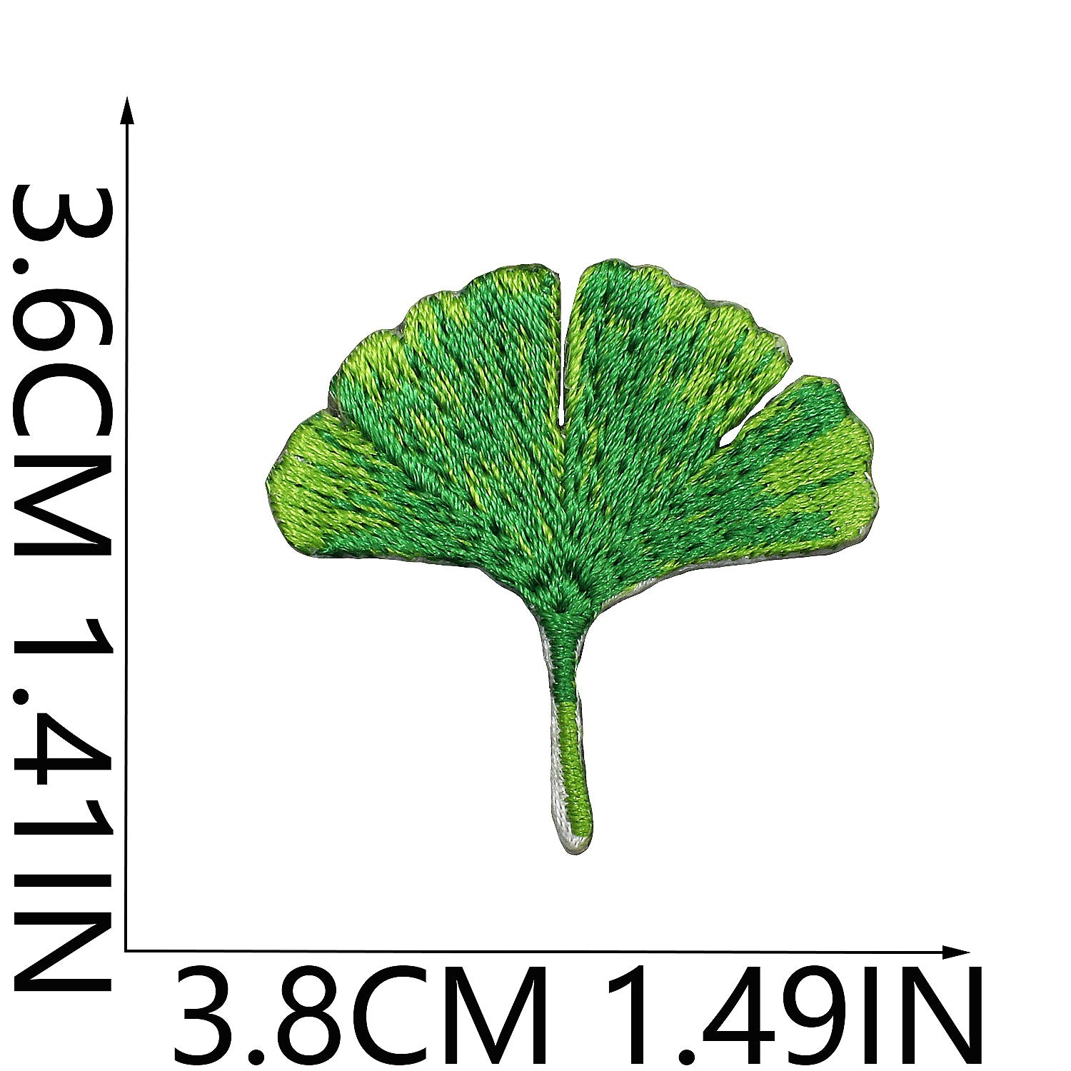 Wholesale Ginkgo Leaf Carnation Lily Rose Embroidery DIY Patches
