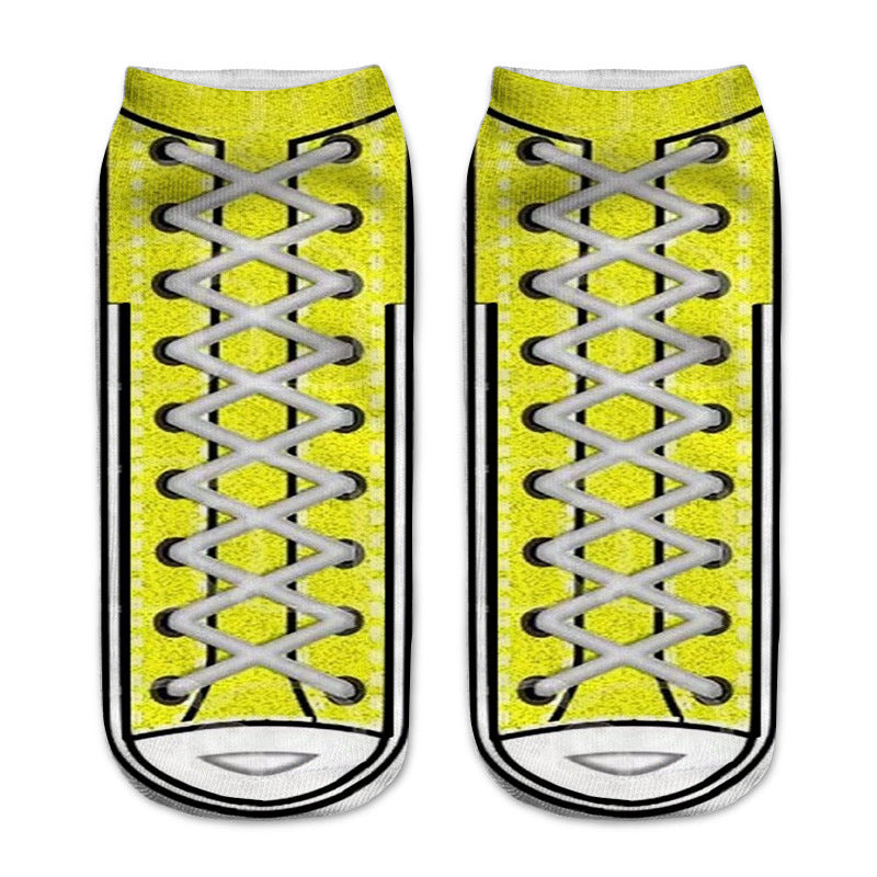 Wholesale Candy Color Digital Printing Sock