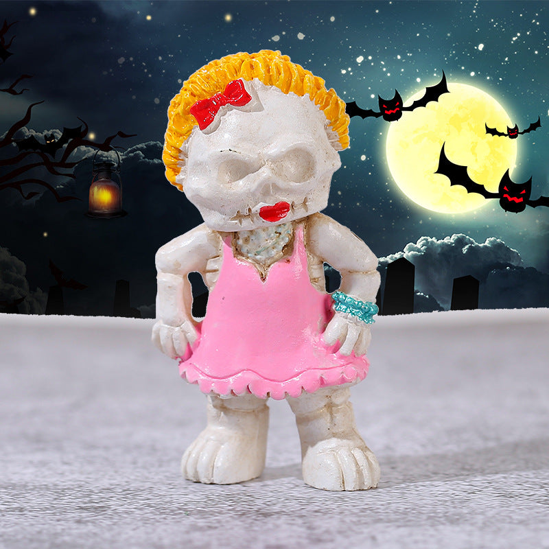 Wholesale  skull ornaments horror resin ornaments