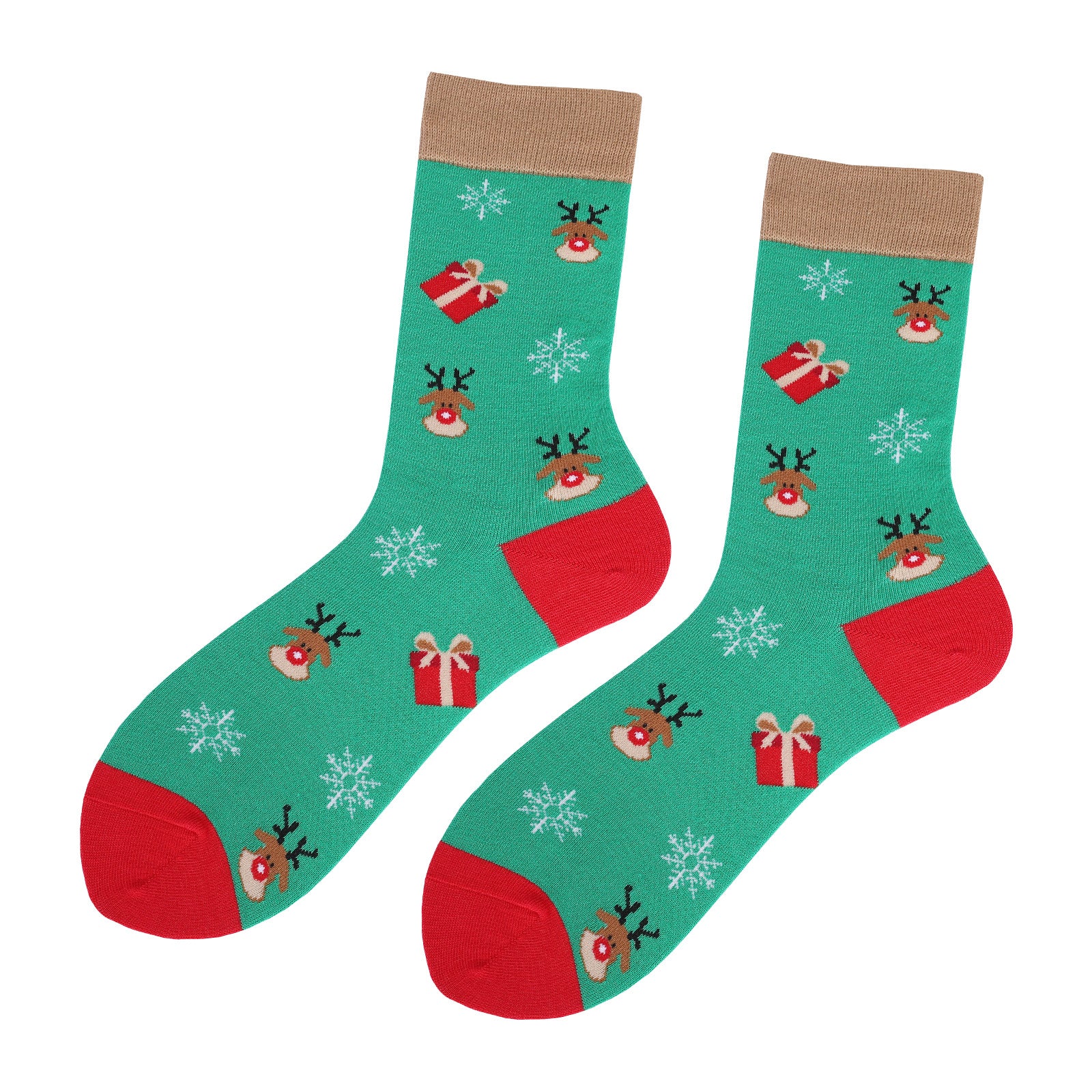 Wholesale Christmas Autumn and Winter Plus Size Middle Tube Cotton Socks