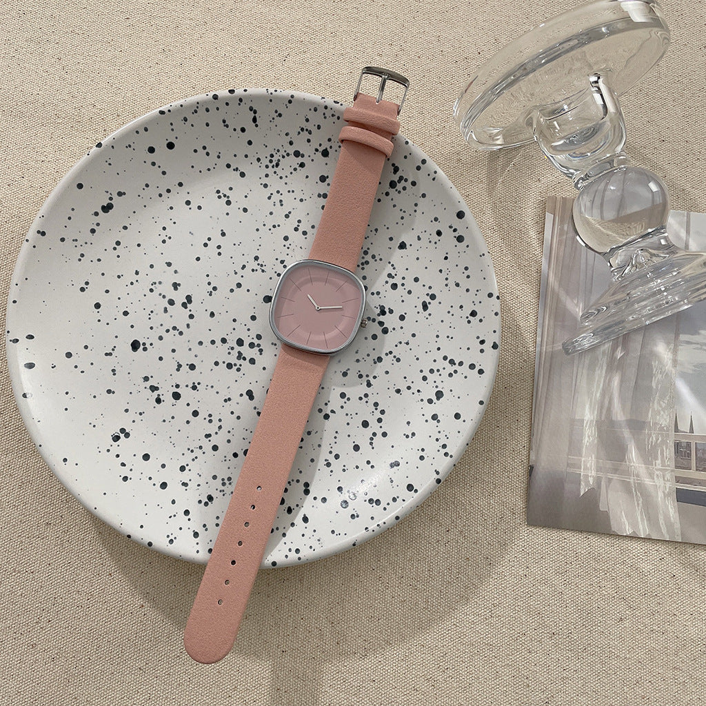 Wholesale Retro Versatile Square Dial Girls' Quartz Wristwatches