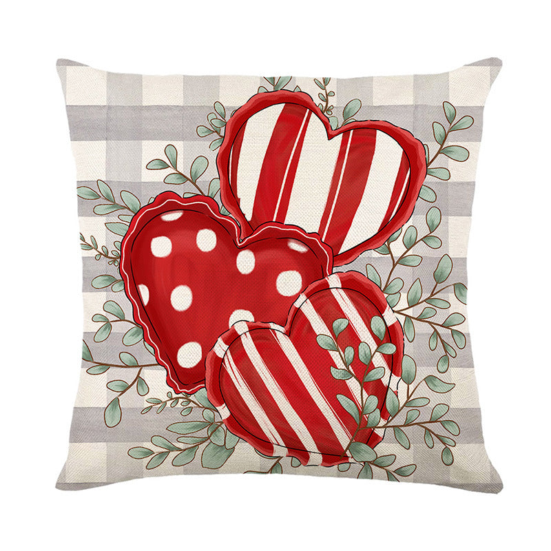 Wholesale Valentine's Day Love Polyester Pillow Cover