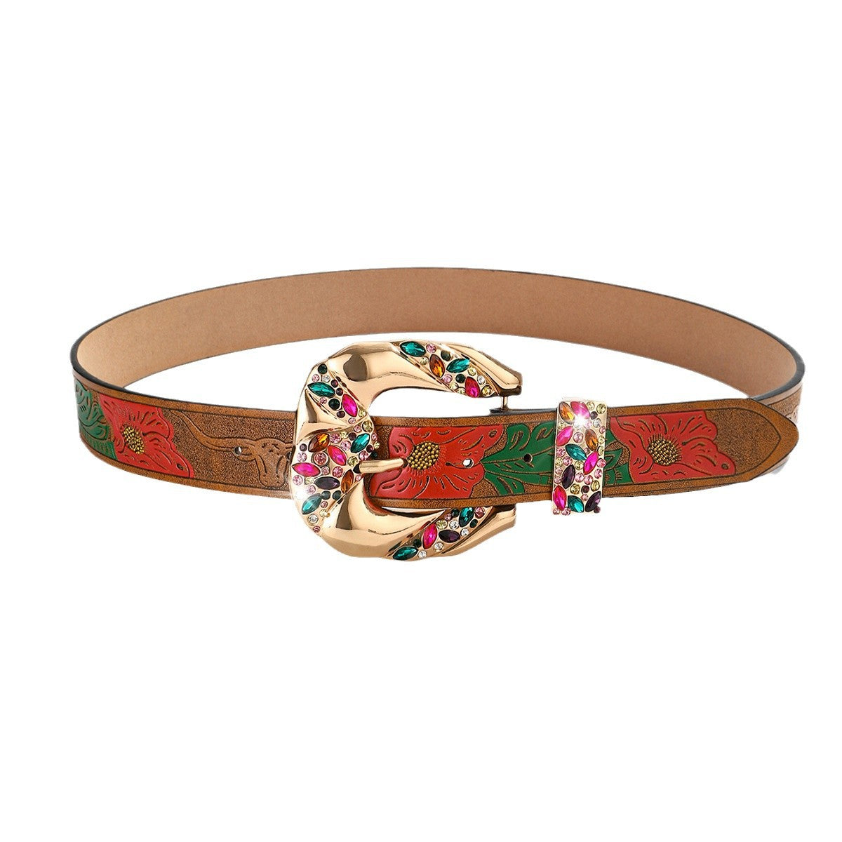 Wholesale Fashionable pattern ladies' decorative all-match belt
