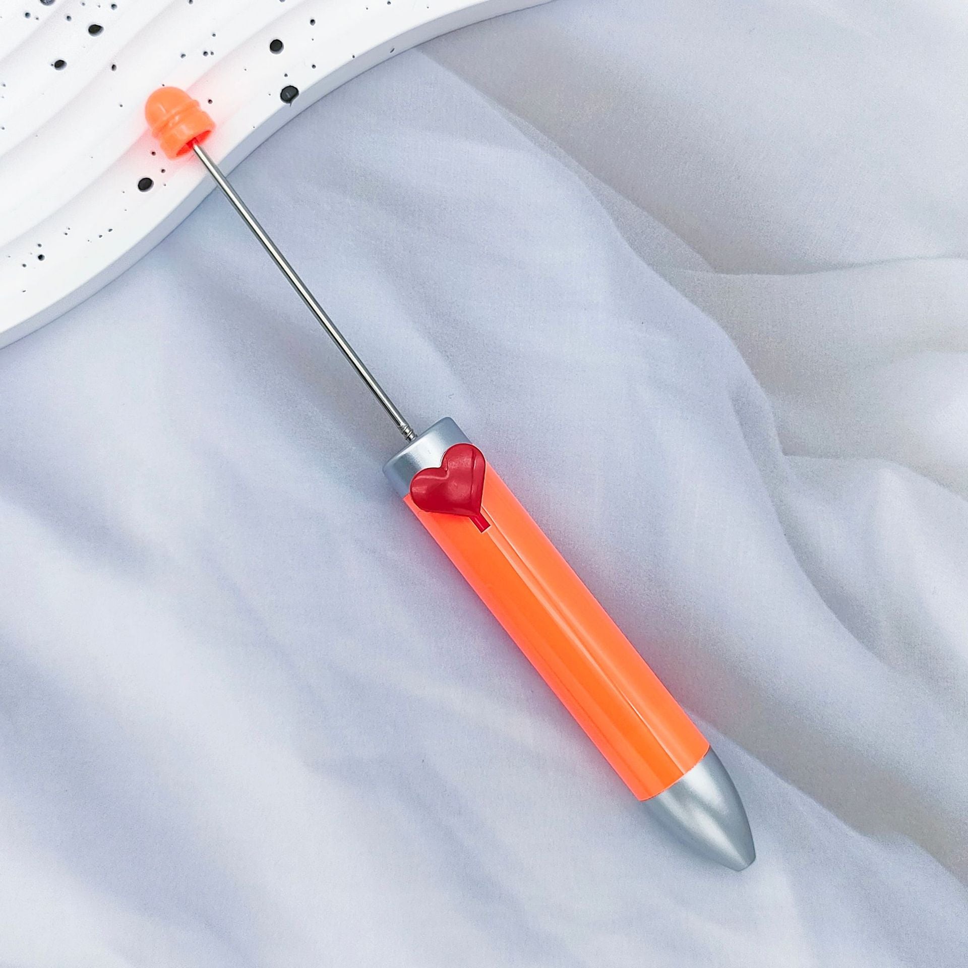 Wholesale 2pcs DIY Heart 7 Color Ballpoint Pen