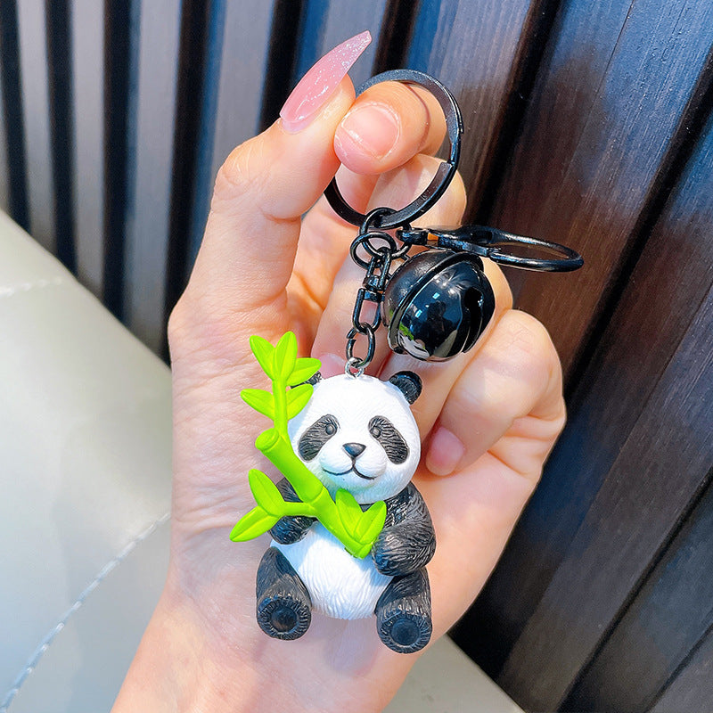 Wholesale Hug Bamboo Panda Delicate Bamboo Cute Panda KeyChain
