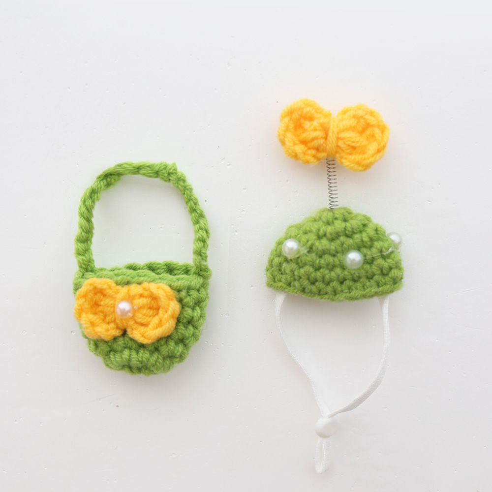 Wholesale Hat Hamster Clothes Pet Flower Pig suit Doll Accessories