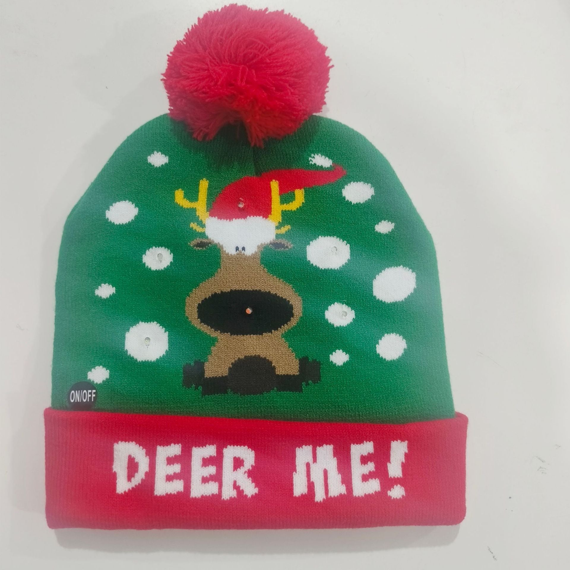 Wholesale Christmas hat  colorful woolen hat
