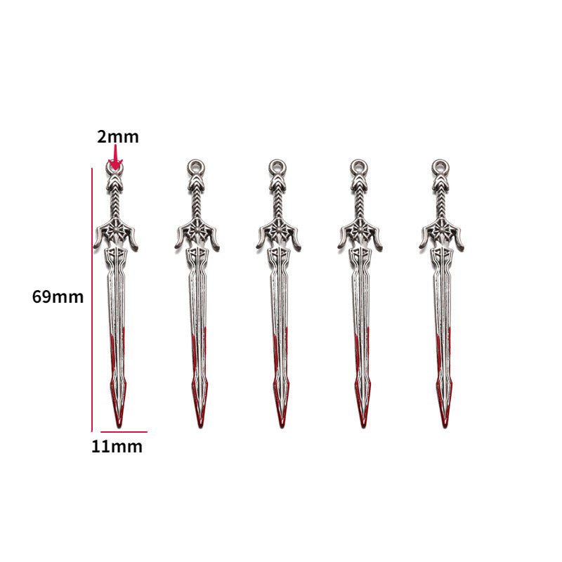 Wholesale 10pcs  Jewelry Accessories 20 Anime Weapons Decorations