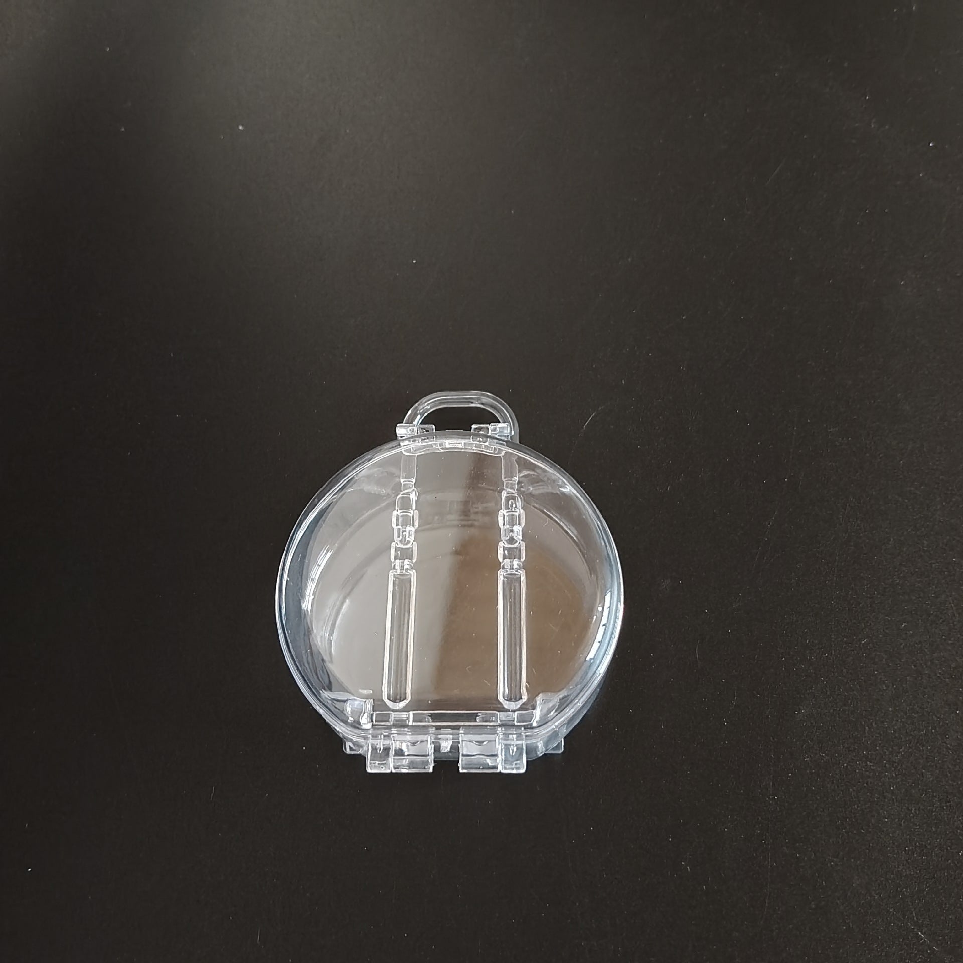 Wholesale 12pcs Christmas Candy Storage Mini Cute Round Trolley Case Plastic Packaging Desk Jewelry Box