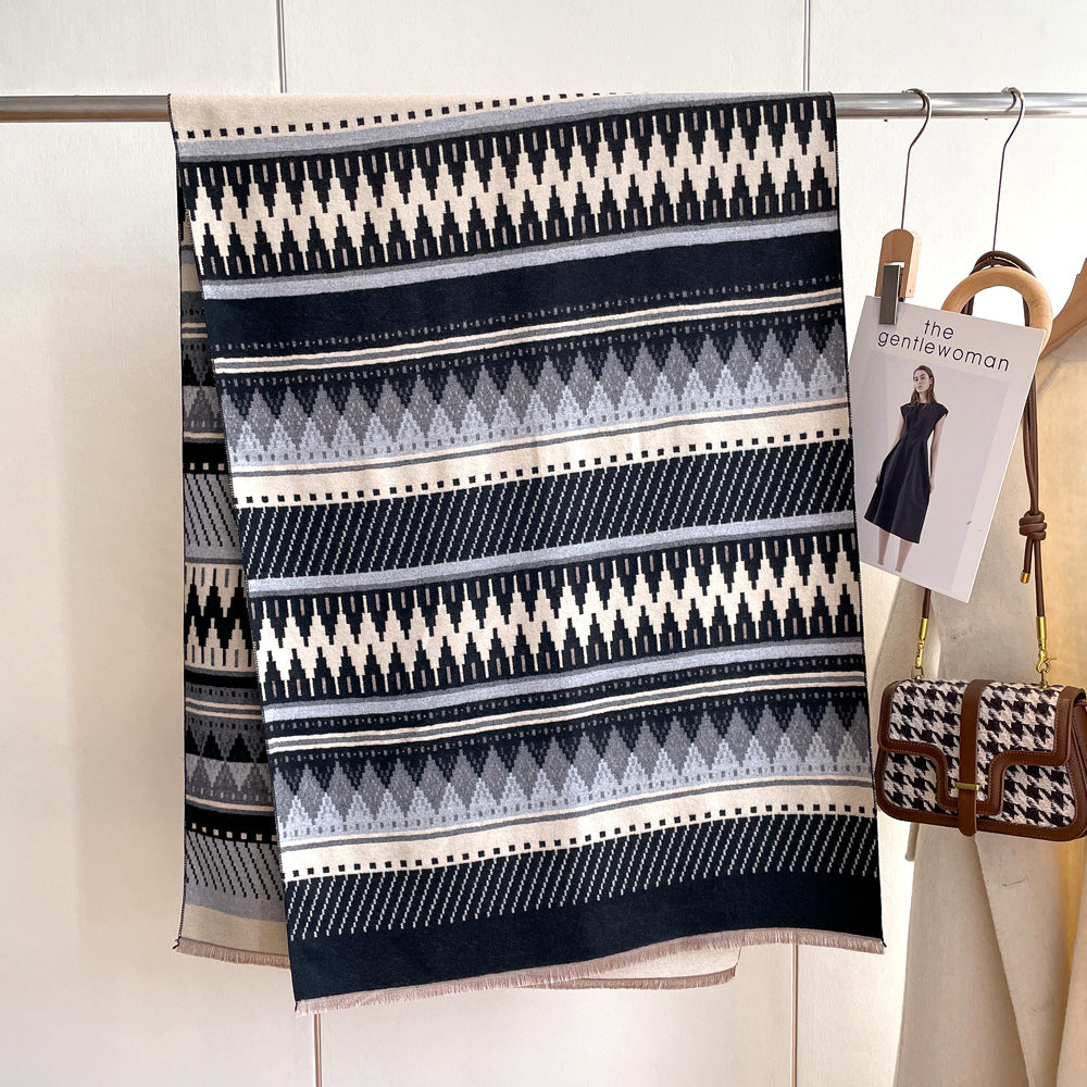 Wholesale Thickened Warm Imitation Cashmere Scarves