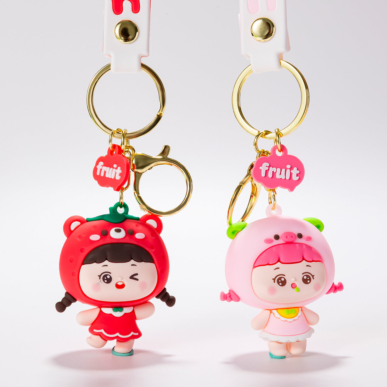 Wholesale Animal Fruit Girl Cartoon Keychain