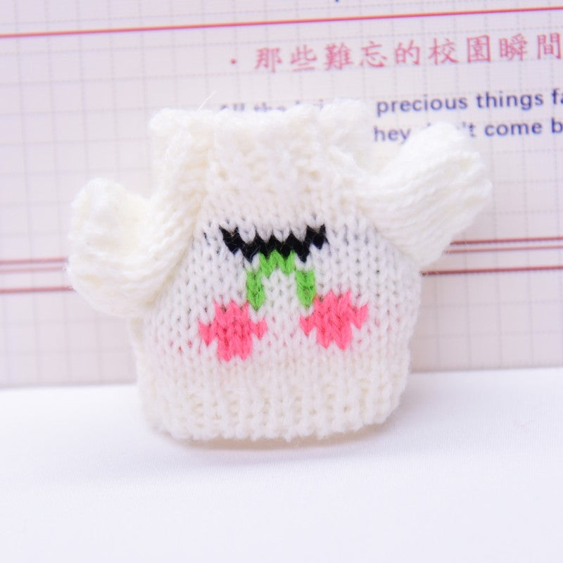Wholesale Wholesale 10cm Handdog Doll Replacement Clothes Sweater Toy Cotton Doll Accessories Finished Dress-up Accessories