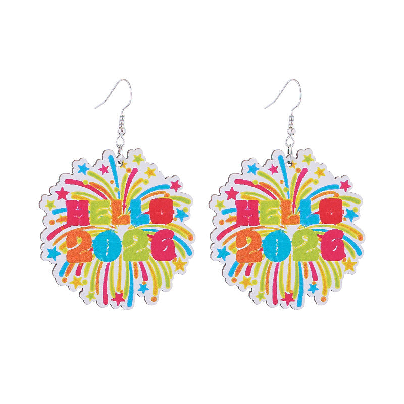Wholesale fireworks 2026 sparkling Acrylic Earrings