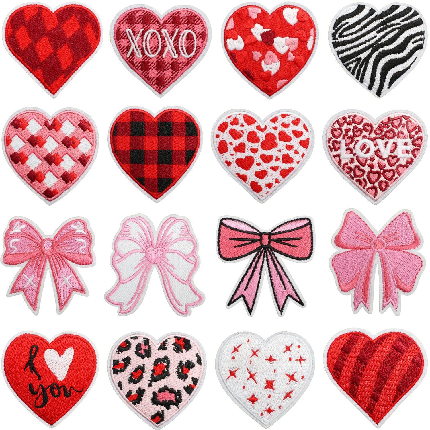 Wholesale Red Heart Embroidered Patch Sweet Love Design Clothing Decoration Valentine S Day Gift