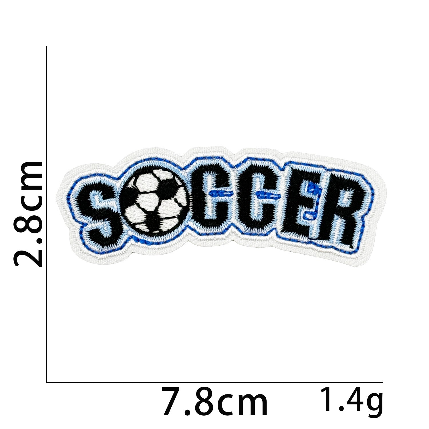 Wholesale 10pcs Sports Football  embroidered patch