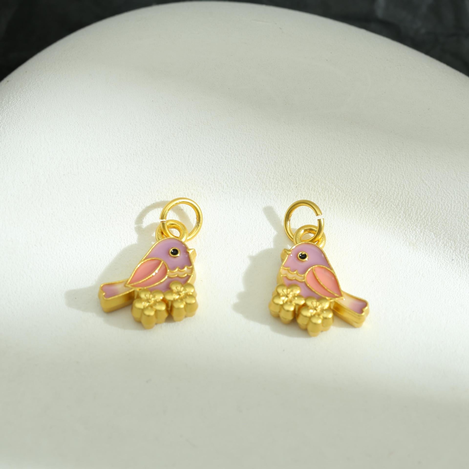 Wholesale Lily Flower Butterfly Cartoon Pendant