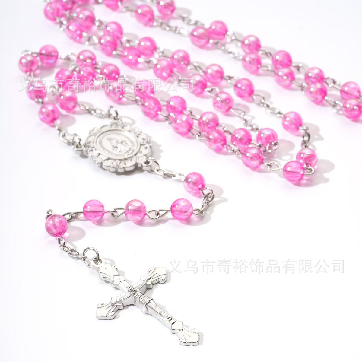 Wholesale Our Lady of the Cross Necklace Rosary Baptism Communion Necklace