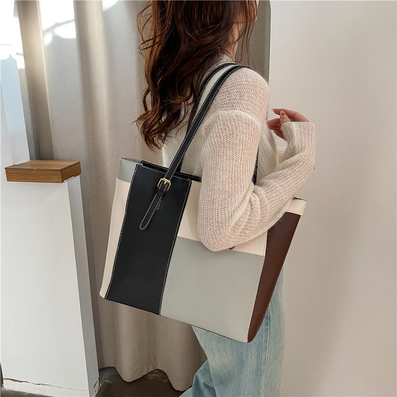 Wholesale large capacity tote bag women' s underarm bag trendy autumn portable
