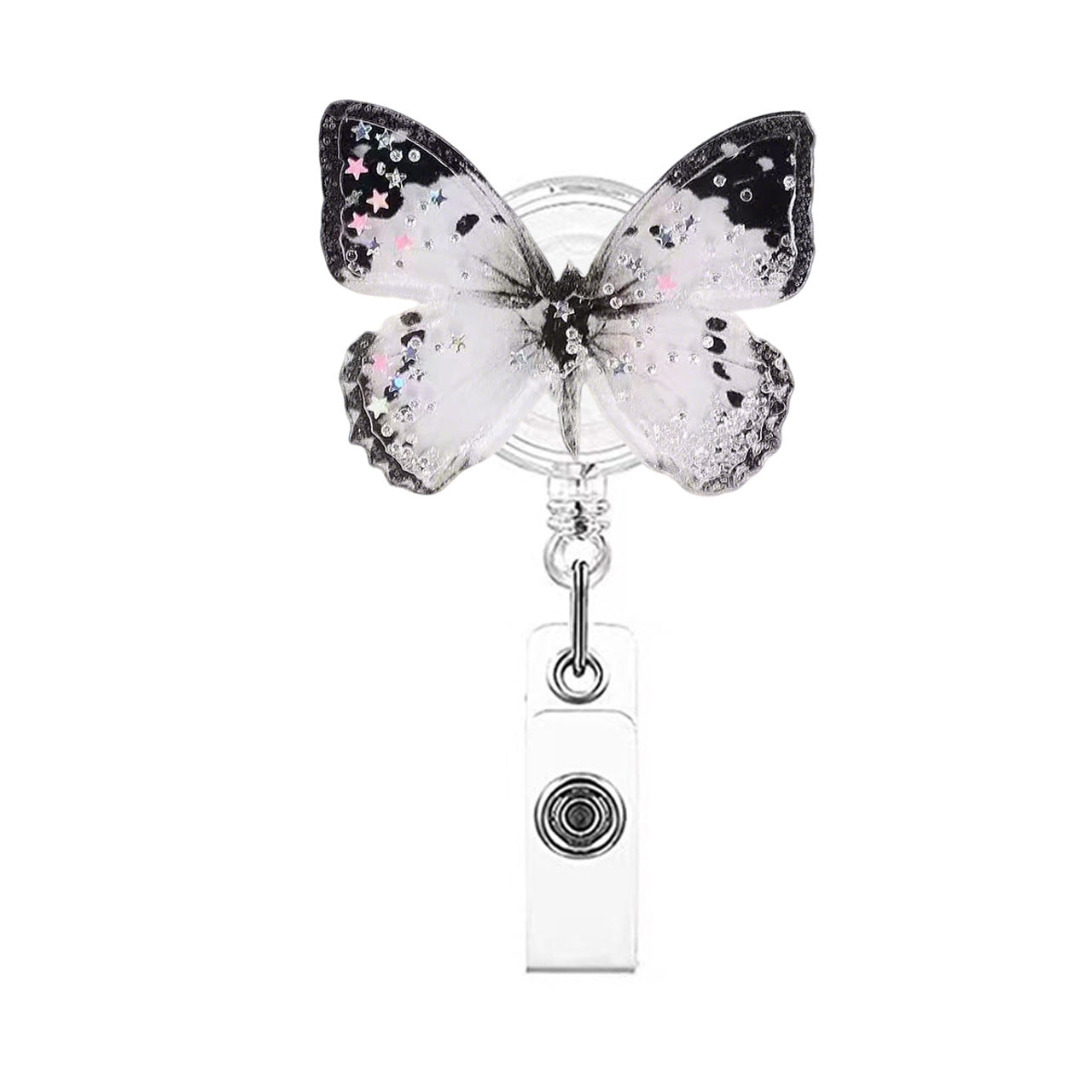 Wholesale Colorful butterflies Badge Reels