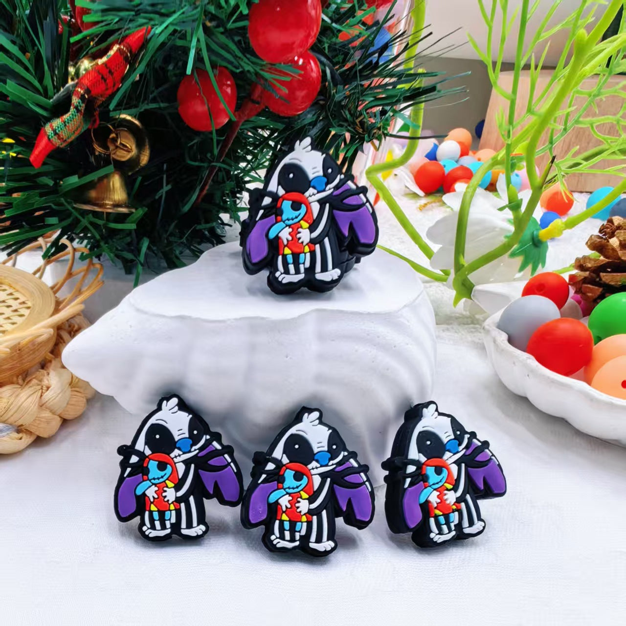 Wholesale Halloween Cartoon Beads DIY Silicone 2D Beads