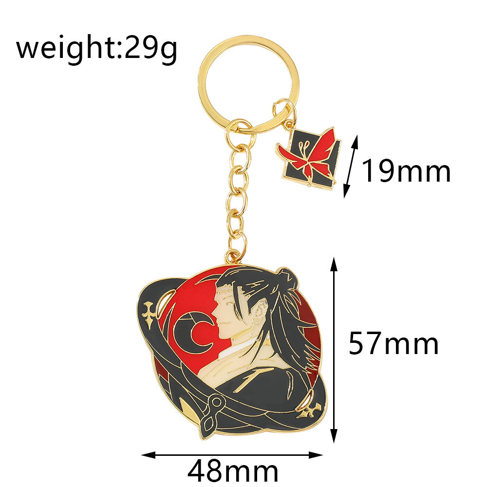Wholesale Spell Attack Gojo Satoru Metal Pendant Keychain