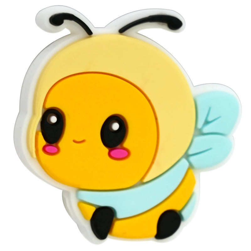 Wholesale  Random 100pcs/pack   Cartoon Bee   Focal Beads