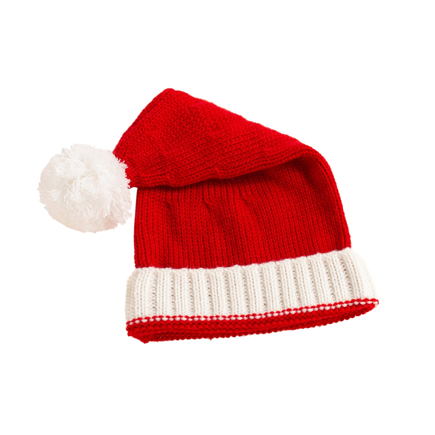 Wholesale winter wool ball mom and baby knitted hat Christmas warm hat