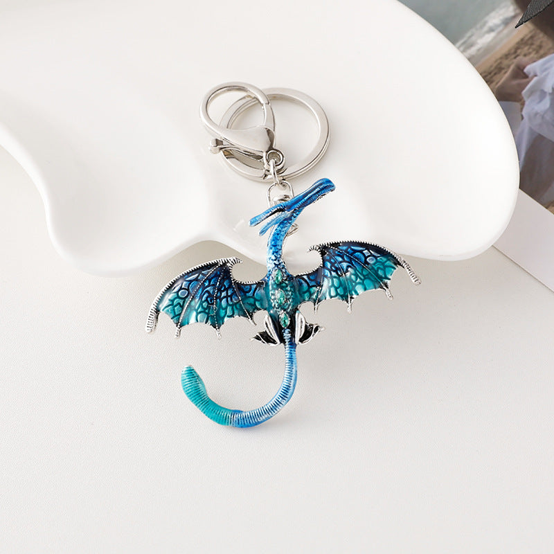 Wholesale Oil Dripping Dragon Shape Keychain