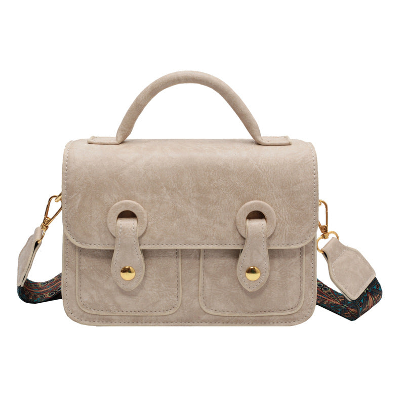 Wholesale New PU Retro Simple Shoulder Crossbody Small Square Bag