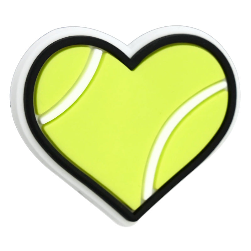 Wholesale  Random 100pcs/packCartoon sports series soft rubber balls and loose beads