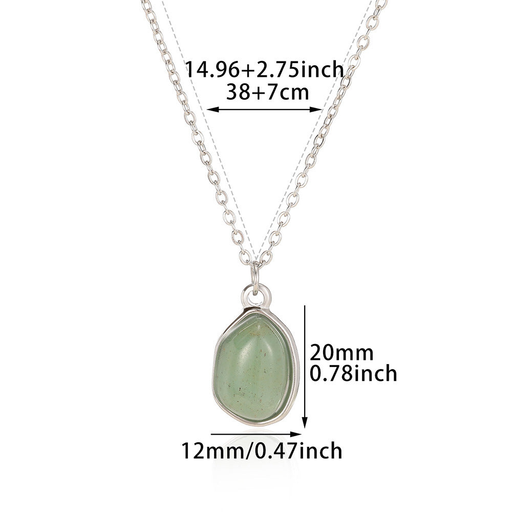 Wholesale irregular geometric pendant necklace stainless steel gold pendant