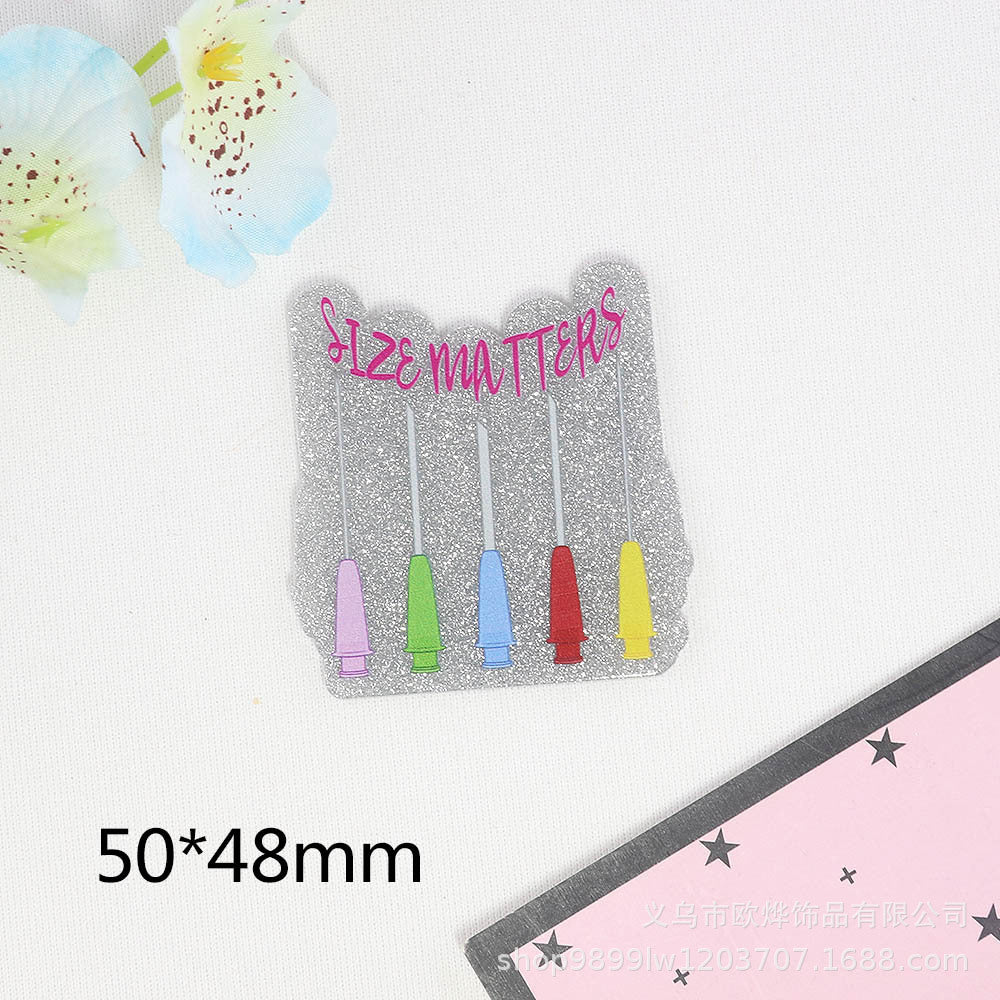 Wholesale 10PCS FlatBack Organ Medical Supplies Acrylic Pin Cute DIY Patch With