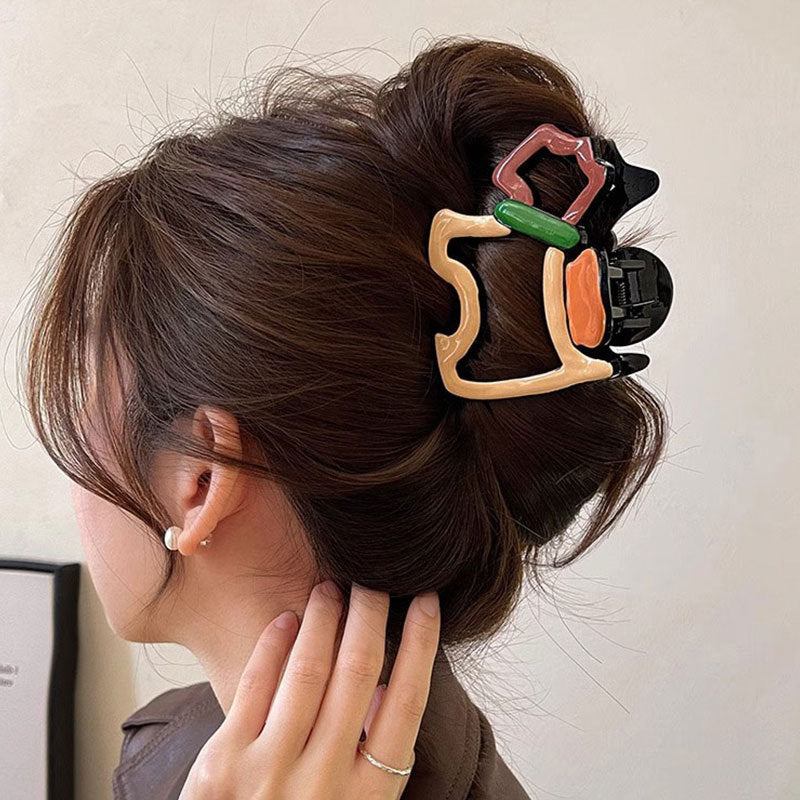 Wholesale Puppy Clamp Women's New High-end Shark Clip Traceless Hairpin Back of Head