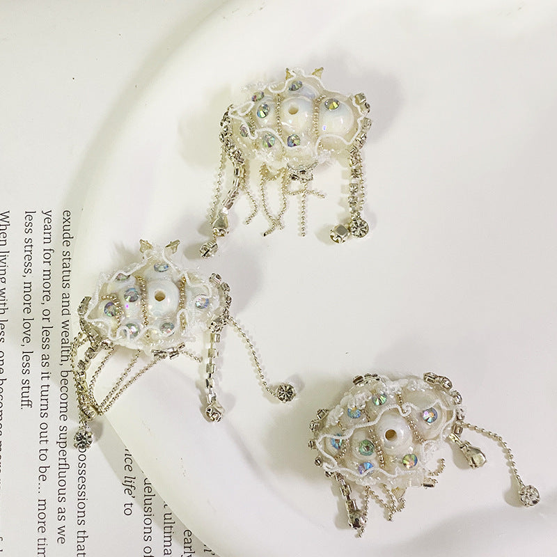 卸売アクリルフルーツカラーベーキングペイント、ストレートホールUVメッキカラービーズ