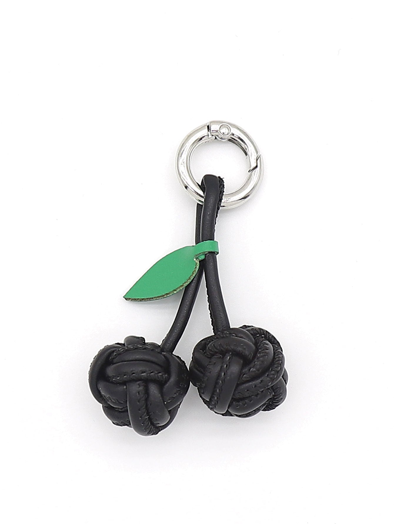 Wholesale Exquisite PU cherry shoe hanging woven ball pendant key chain bag hanging