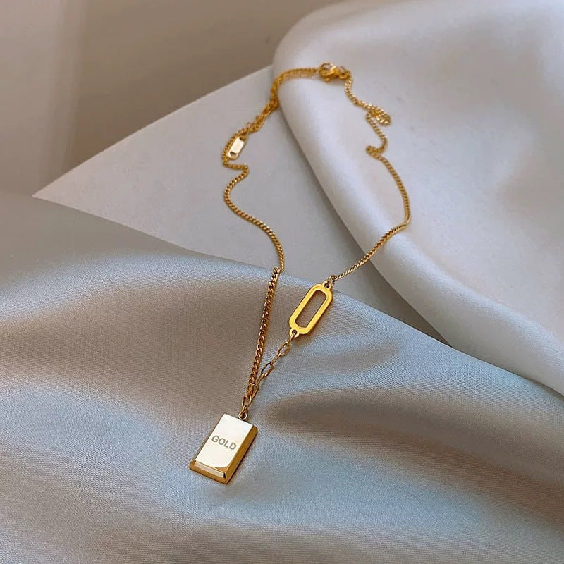 Wholesale Titanium Steel Women's Woolen Chain Autumn and Winter All-match Accessories