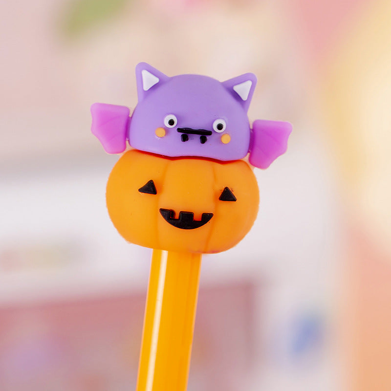 Wholesale Halloween Pumpkin Ghost Plastic Rollerball Pen