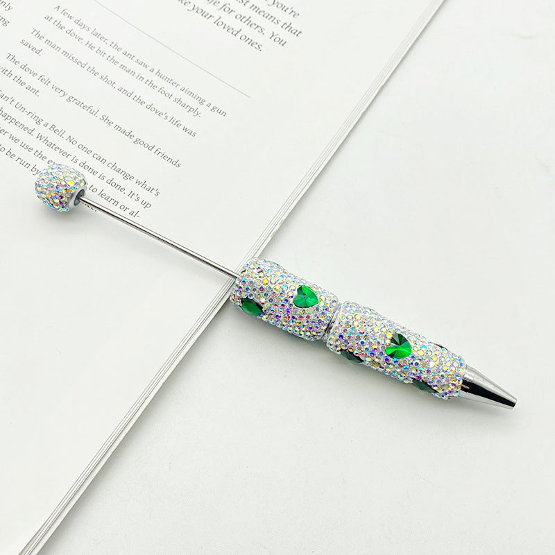 Wholesale DIY love heart full diamond bead pen