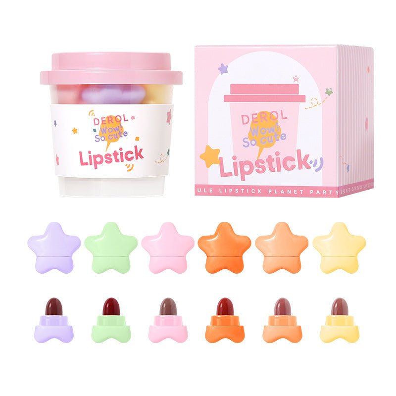Wholesale Plastic Star Candy Mini Capsule Lipstick