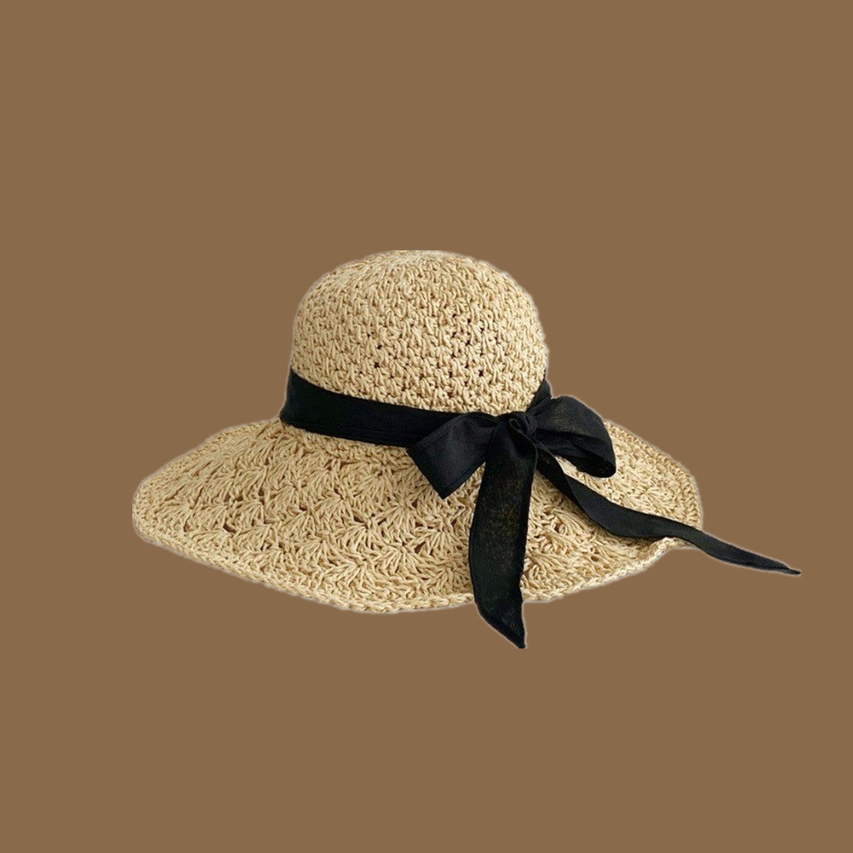 Wholesale Spring and Summer Handmade Straw Hats Sun Hat Travel Sun Hat