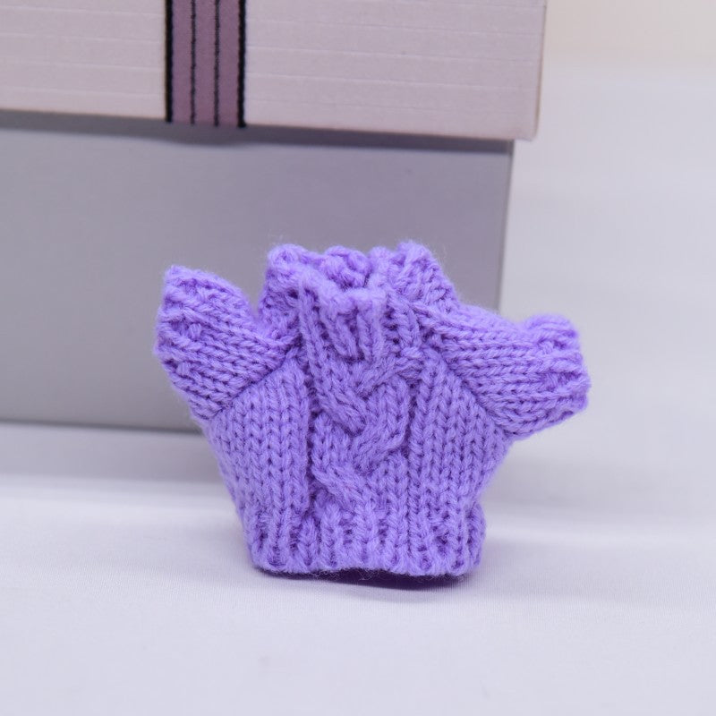 Wholesale Wholesale 10cm Handdog Doll Replacement Clothes Sweater Toy Cotton Doll Accessories Finished Dress-up Accessories