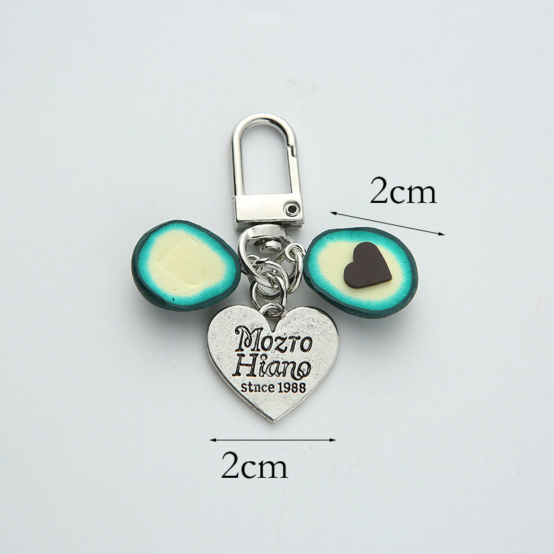 Wholesale Silicone Avocado Keychains