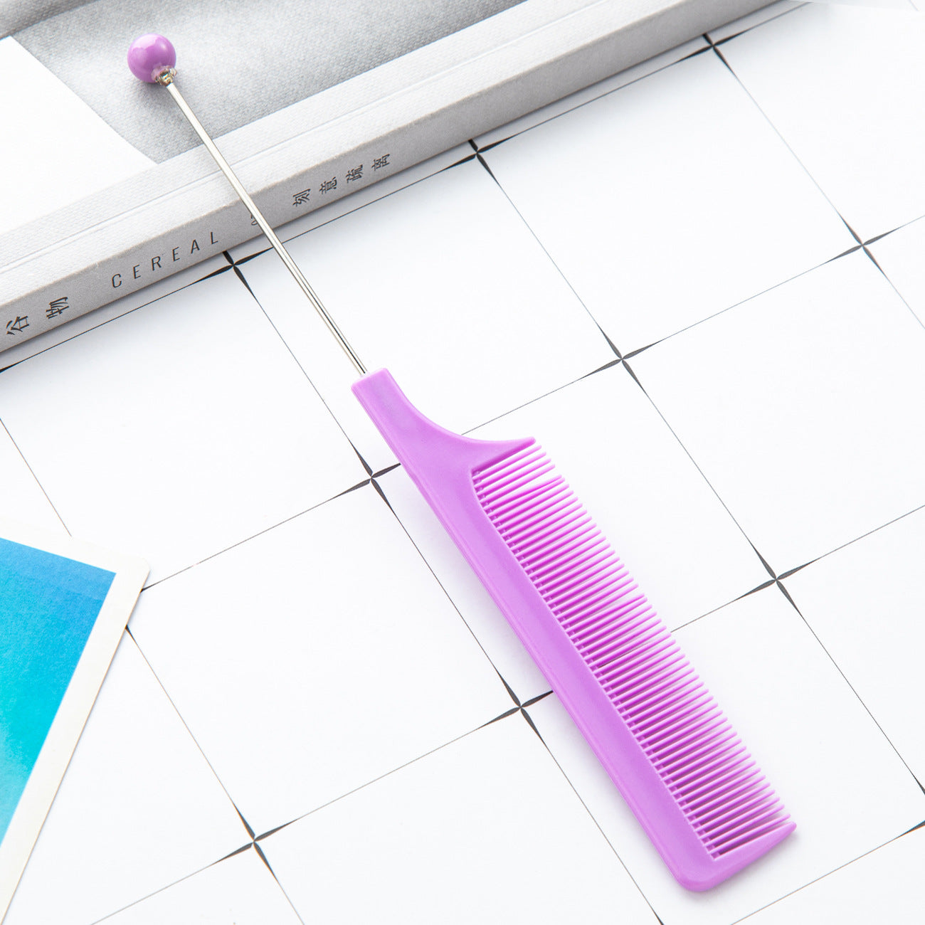 Wholesale DIY Beadable Comb Pointed Tail Comb